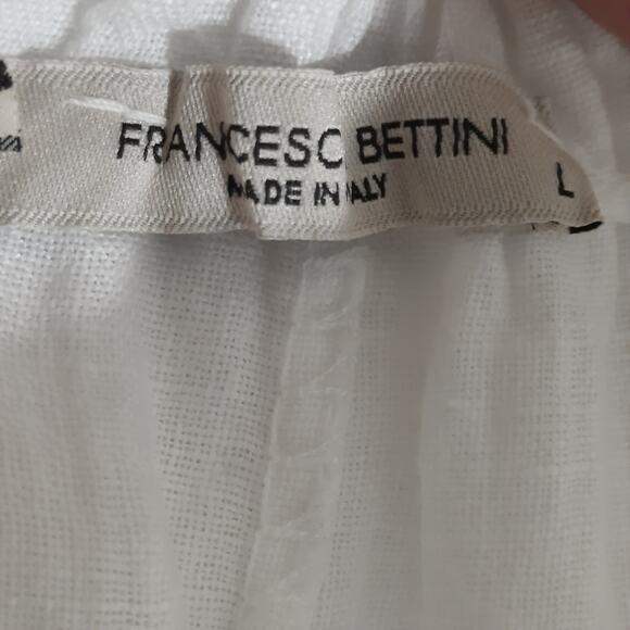 Francesca Bettini L Linen Slip Dress Bundle 3pc Made in Italy Natural Fiber - Picture 8 of 12